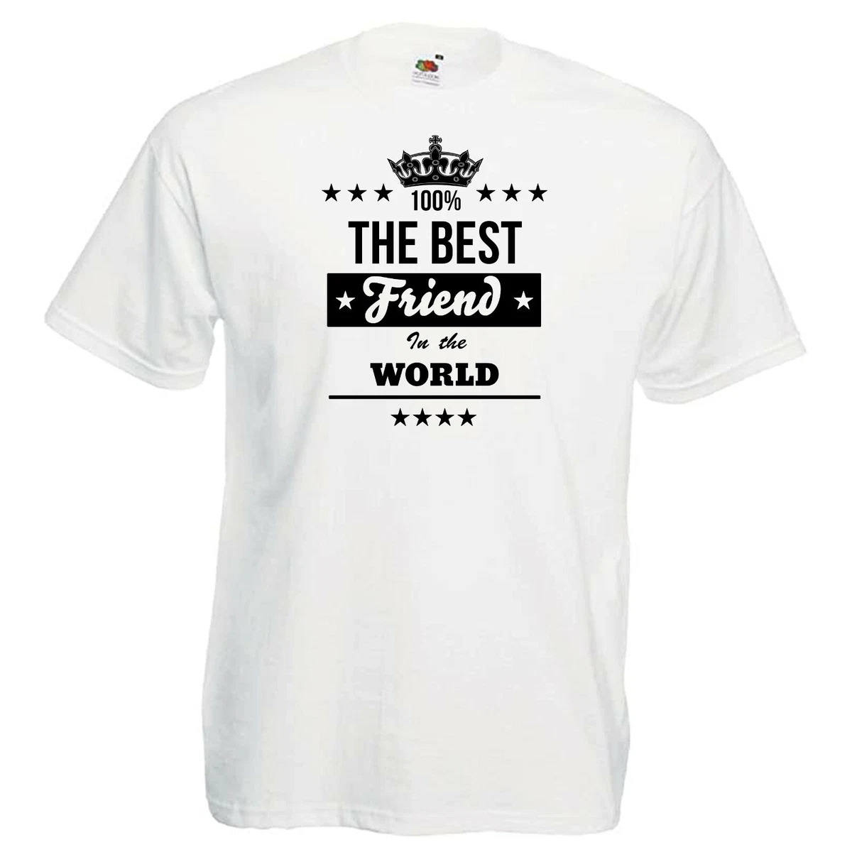 Maglietta Donna BFF Best Friends Forever - T-Shirt Migliori Amici Con Stampa Cuore (Regalo Originale)