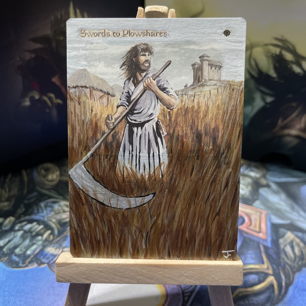 Swords To Plowshares Full Art Alter By JF Alters | eBay