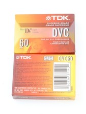 Lot Of 2 TDK DVC60 DVC Mini DV Digital Video Cassette Tapes 60min Factory Sealed