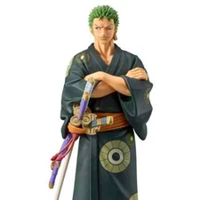 One Piece Roronoa Zoro Yukata Version The Grandline Series Wano Country DXF Stat