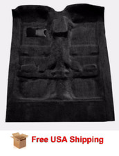 Acc Black For Ford Crown Victoria Vic 2001-2011 Molded Carpet W Heel Pad