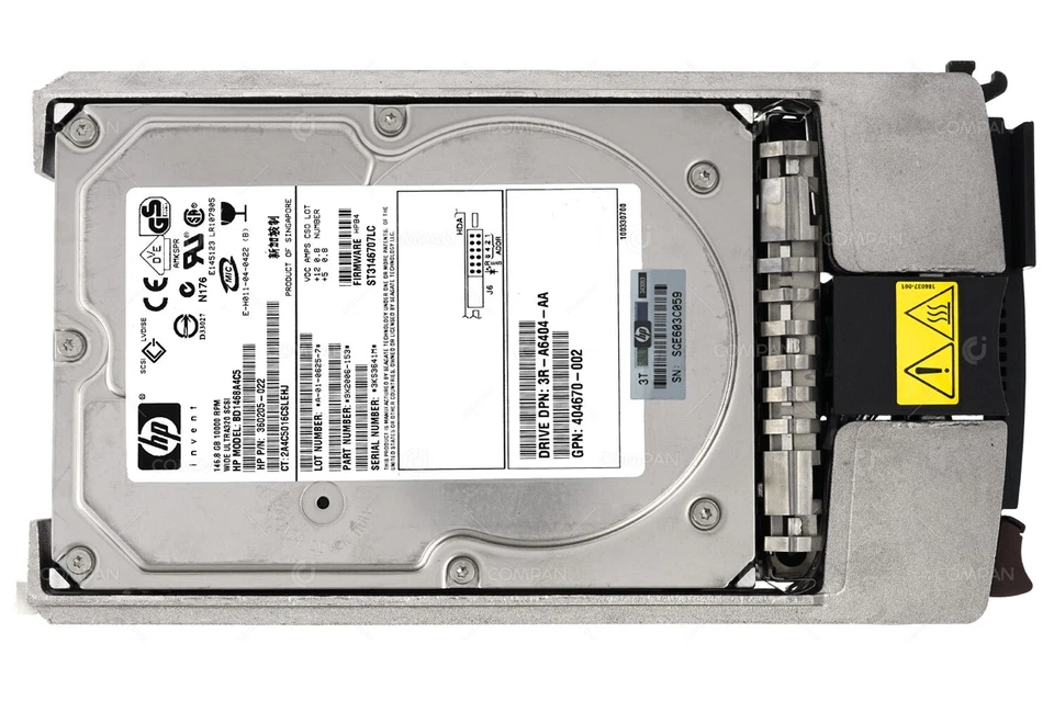 404708-001 HP HDD 146GB 10K U320 SCSI 3.5": LFF HOT-SWAP - Image 3 of 4