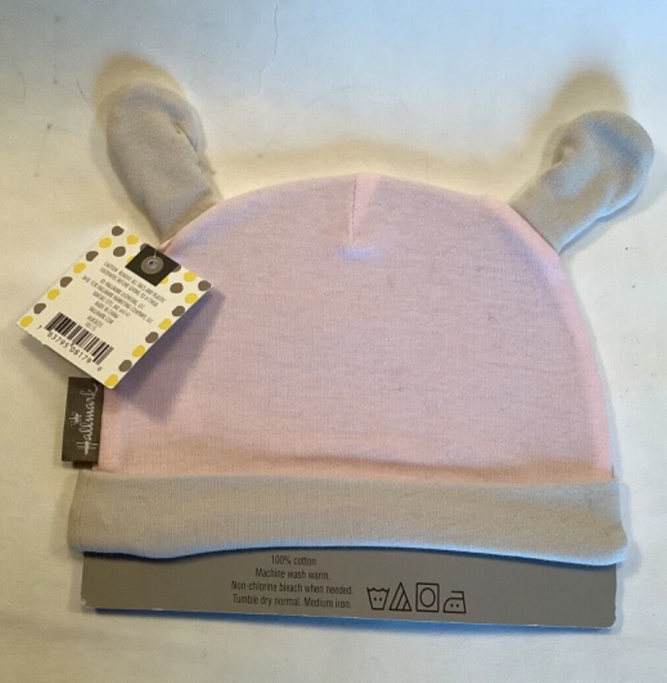 Hallmark Gorro Infantil Cara Animal Suave 0-3m Tema Animal Bebé Sombrero Medias Gorra Foto 3 de 4