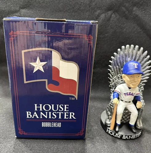Texas Rangers House Banister Game Of Thrones Bobble Head Bobblehead NEW