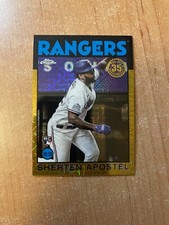 2021 Topps Series 2 - Sherten Apostel - Gold 1986 Chrome Refractor #'d 34/50 RC