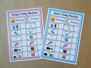 Autism Daily Routine Charts