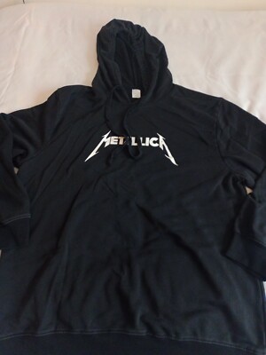 Metallica Hoodie Pullover 2x Blk