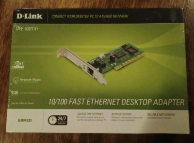 D-Link DFE-530TX+ REV.F3 - NETWORK LAN INTERFACE CARD