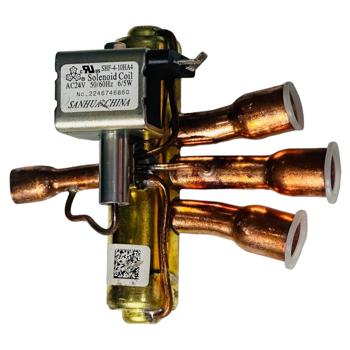 Valvola Inversione Quattro Vie Sanhua SHF-35B-79-05 Per Pompe Di Calore - 1PZ Nuovo