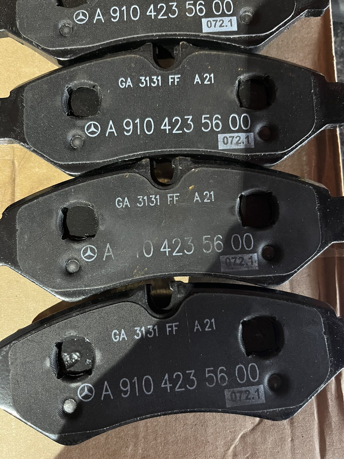 Genuine Mercedes-Benz SPRINTER Rear Brake Pad Kit 2018 2019 2020 