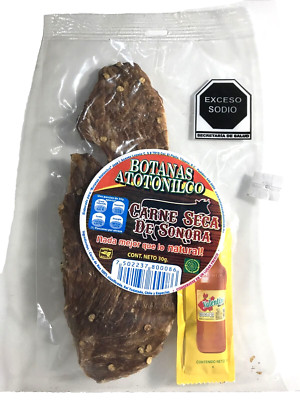 5-pk Carne Seca Sonora Botanas Atotonilco   Beef Jerky 30g/1.6oz