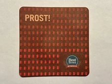 Prost! Brewery Beer Single Sided Cardboard Drink Coaster Best Brews Oktoberfest