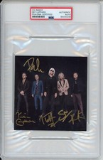 DEF LEPPARD BAND SIGNED AUTOGRAPHED CD PHOTO PHOTOGRAPH PSA DNA CERTIFIED COA