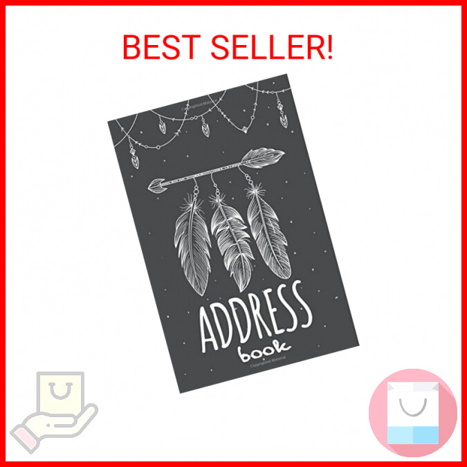 Tabbed Address Book – 6x9 Organizer with 300+ Entries