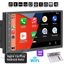 Android15 Car Stereo Radio Double Din 7'' HD Touchscreen GPS Navi Bluetooth WiFi