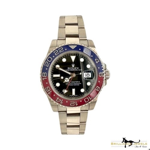 Rolex GMT- Master II 116719BLRO Pepsi 18k White Gold  Watch (...