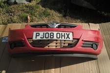 2008 VAUXHALL CORSA C FRONT BUMPER IN RED