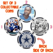 CORNELL GREEN - LEGENDARY COWBOYS FOOTBALL PLAYER - COLLECTABLE COIN SET