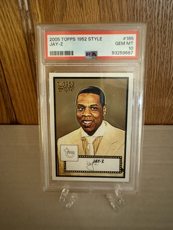 2005 Topps 1952 Style #165 Jay-Z Rookie Card PSA 10 Gem Mint RC Pop 8 Hova