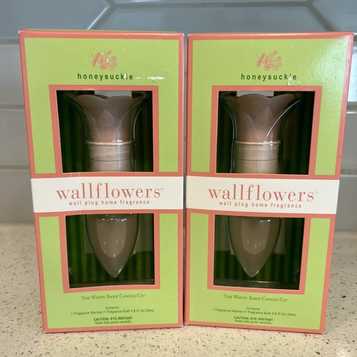 2 NEW The White Barn Candle Co Wallflowers Fragrance Warmer & Bulb