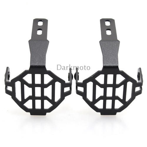 Aluminum Fog light Black Protector Guards Spot light Cover Fits For BMW R1200GS - Picture 4 of 12