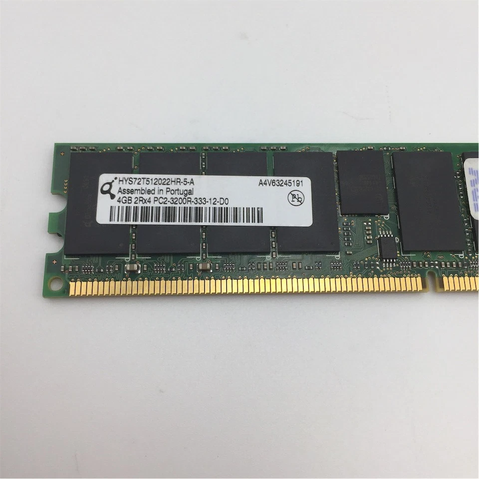 IBM 4Gb PC2-3200R 400Mhz ECC REG DR x4 CL3 240-Pin DIMM 41Y2815 - Image 2 of 4