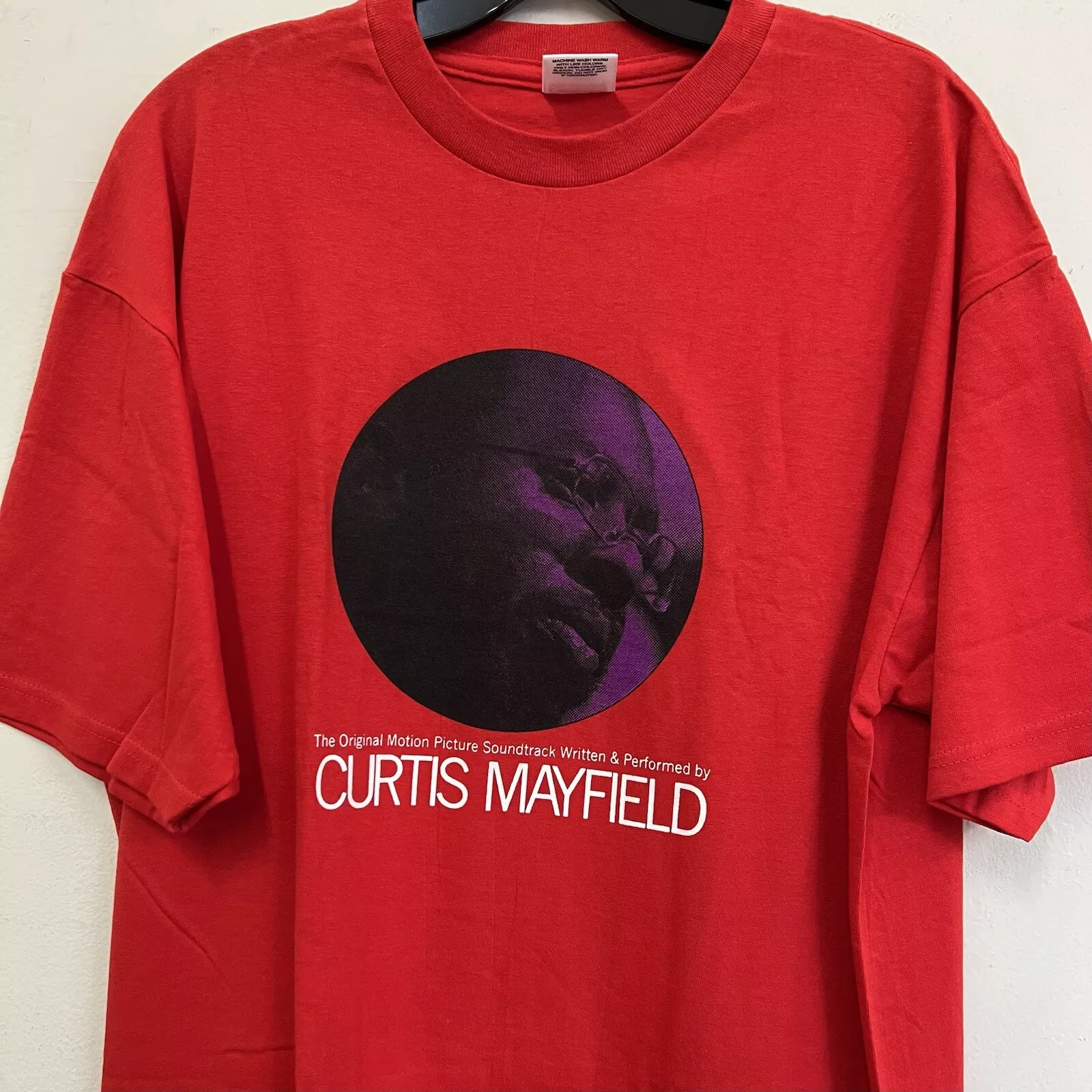 2011 T shirt Supreme Curtis Mayfield grande bande originale Superfly The Impressions