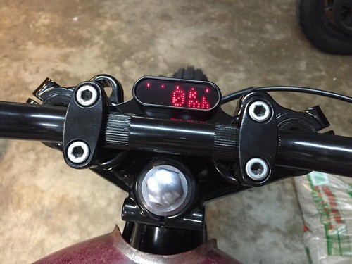 Motogadget motoscope mini Digital Speedo Tacho Polished Custom Cafe Racer Bobber - Picture 7 of 7