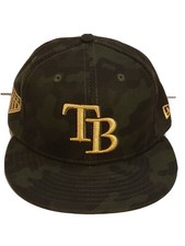 Adam Kolarek Game Used Tampa Bay Rays Arm Services Weekend Hat MLB Authenticated