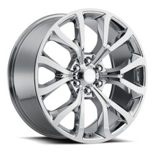 4 New F150 Platinum Wheels 24x10 Oe Replica Wheels Chrome Finish Ford F-150