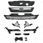 For CRV 2007-09 Grille/Grill/Fog lights/Bumper Headlight Brackets/Radiator Cover