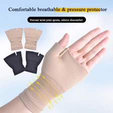 1 Pcs Copper Arthritis Compression Gloves Hand Support Joint Pain Relief Unisex