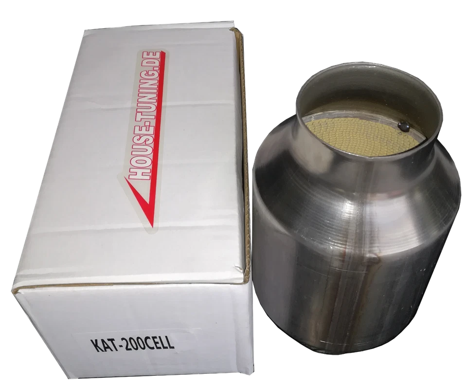HOUSE TUNING Catalizzatore KAT sportivo 200 celle metallico Alfa Fiat BMW VW Audi Jeep Abarth