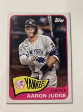 2021 Topps Baseball Aaron Judge 1965 Redux  #T65-33 New York Yankees MLB