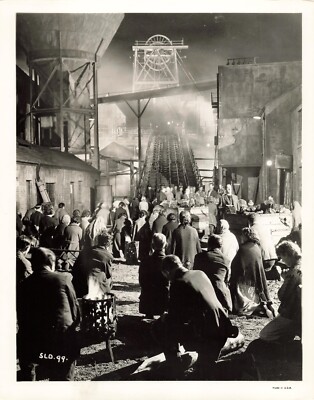 The Stars Look Down 1940 Movie Photo Coal Mine Set Director Carol Reed a*P147a