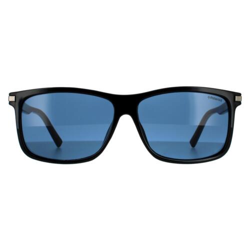 Polaroid Sunglasses PLD 2075/S/X D51 C3 Shiny Black Blue Polarized - Afbeelding 1 van 4