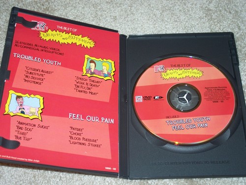BEAVIS AND BUTT-HEAD Troubled Youth/Feel Our Pain DVD Mike Judge Time-Life Best - Picture 3 of 3