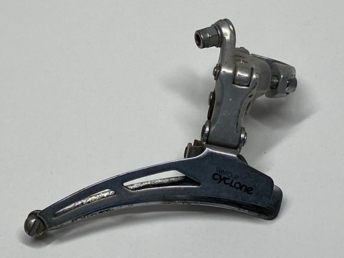 Desviador delantero Suntour Cyclone fricción 10 12 velocidades fricción década de 1980 - Imagen 10 de 13