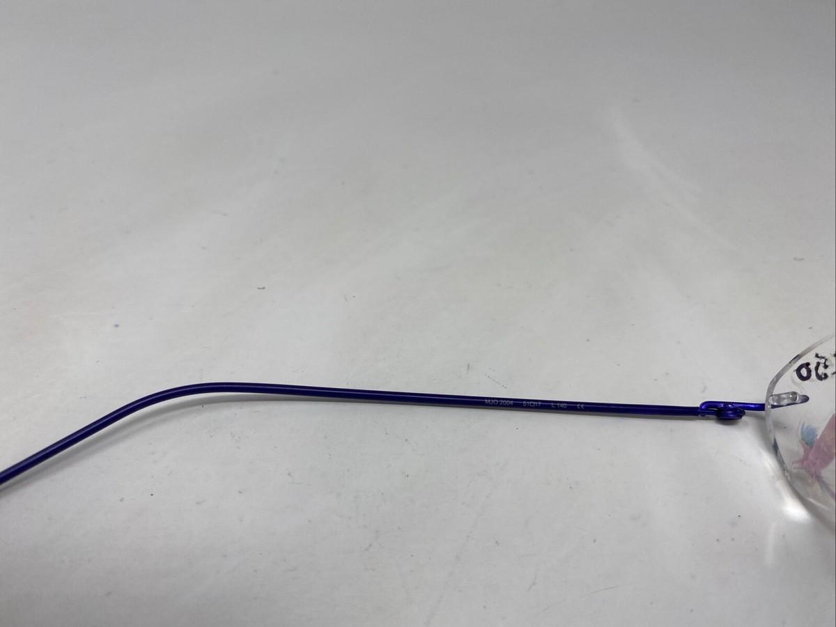 Maui Jim Eyeglasses MJO 2004-36M Rimless Blue Frames 51 mm Maui Jim Eyeglasses MJO 2004-36M Rimless Purple Frames 51 Mm  main image 2