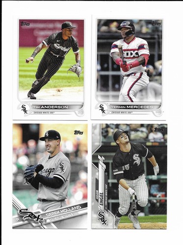 Chicago White Sox 4 Cards Tim Anderson Yermin Mercedes Adam Engel 