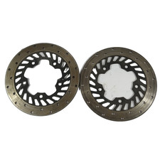 COPPIA DISCHI FRENO freni anteriori per scooter KYMCO XCITING 500 ricambi usati