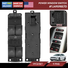 Driver Side Power Master Window Control Switch For VW Golf Jetta MK4  Passat B5.