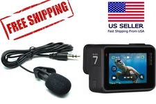 External Microphone for GoPro Hero 7 Black - Active Clip