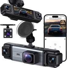 4 Channel Wifi Dash Cam 1080P HD Driving Recorder G-Sensor Car Front Rear Camera
