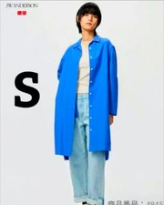 JW ANDERSON Open Collar Oxford Shirt Dress S Blue Uniqlo