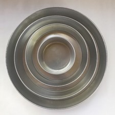 Mirro Vitality 4 Tier Aluminum Cake Pan Set Vintage Made in the USA