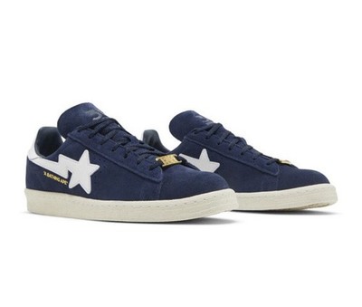 adidas originals BAPE x Campus 80s Wear and breathable Lowe-top ID4770 Size 13 M