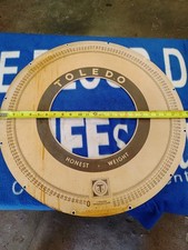 Vintage Antique Toledo Platform Scale 24" Dial. Sign Restore Wall Art