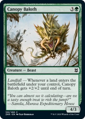 Canopy Baloth~182/280~NM~(ZNR) - Zendikar Rising~MTG