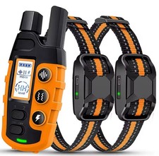 Collare elettrico da addestramento cani 1000 m con telecomando impermeabile